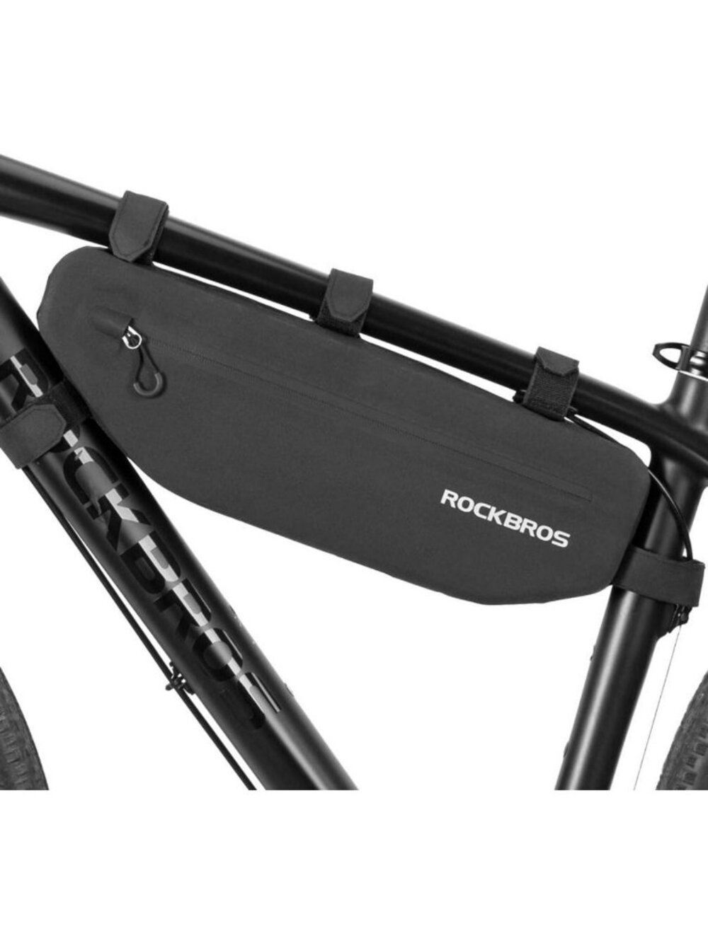 Waterproof Bike Frame Bag - 840D Nylon Triangle Storage Pouch for Bicycles
